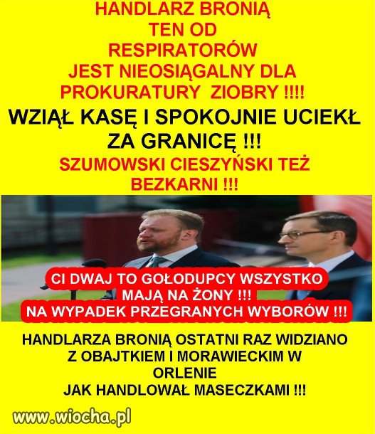 Tak Dziala Mafia Prawych I Sprawiedliwych Wiocha Pl Absurd