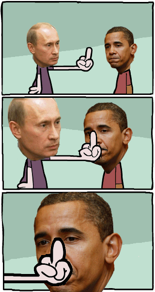 Putin odpowiada Obsramie.
