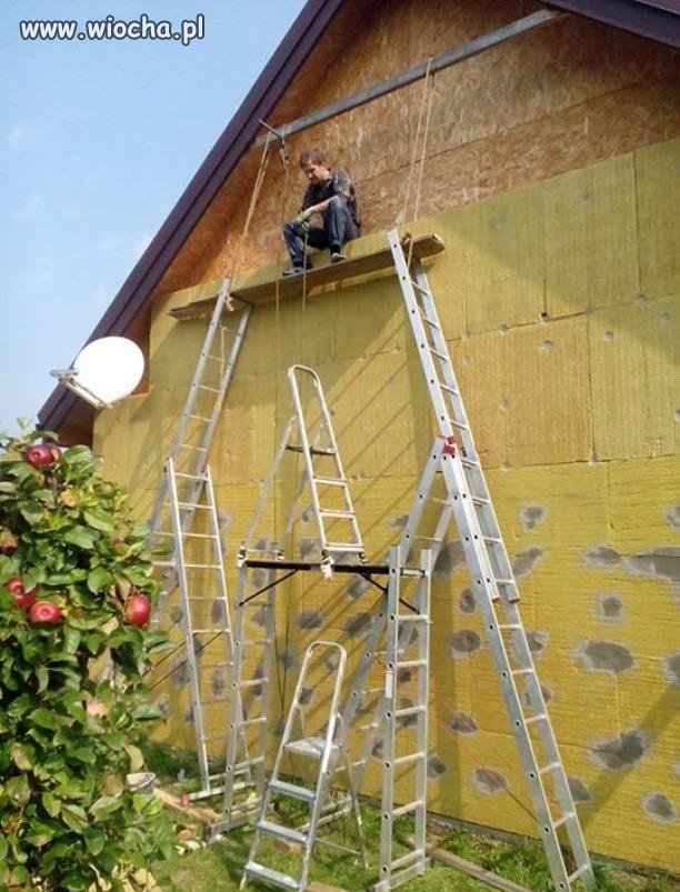Rusztowanie Janusza - wiocha.pl absurd 1242760