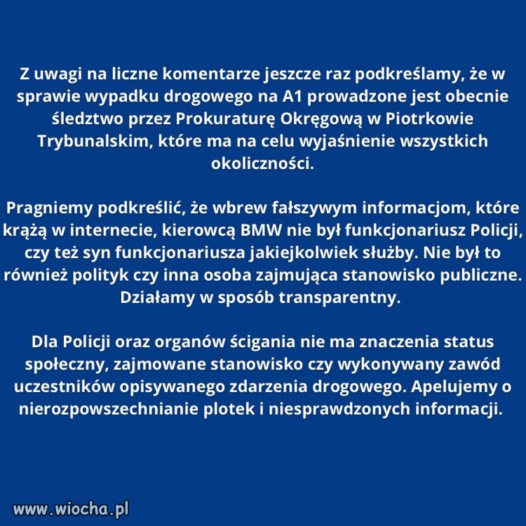 Szczególnie ten ostatni akapit wiarygodny.nie ma znaczenia