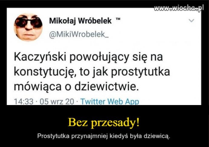 Prostytutka dyma tylko swoich klientów a Jarosław całą Polskę wiocha