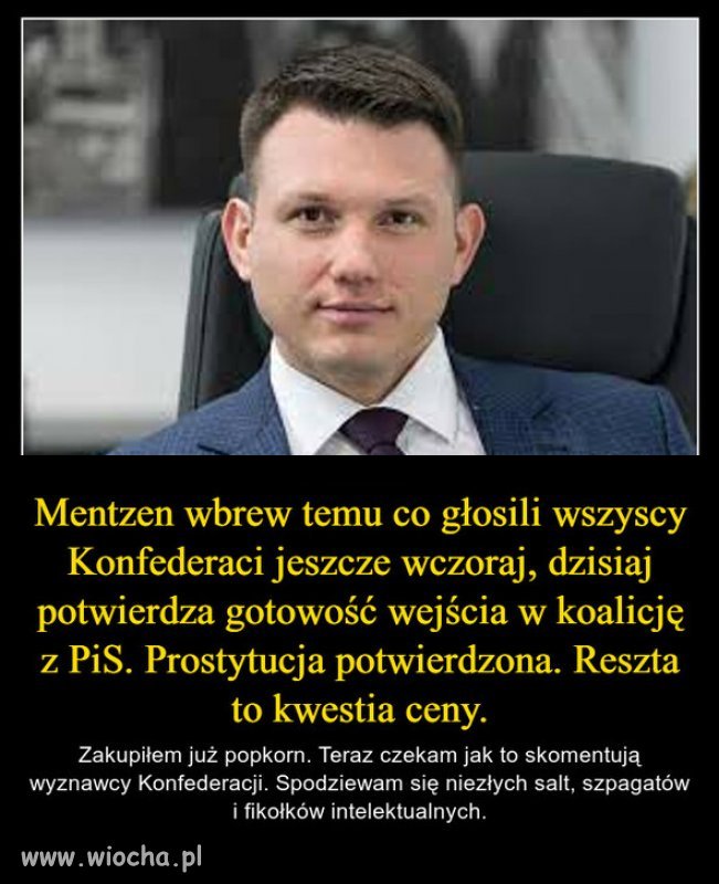 Konfederaci Zawsze Się Napalali Na Kaczyńskiego.. - Wiocha.pl Absurd ...