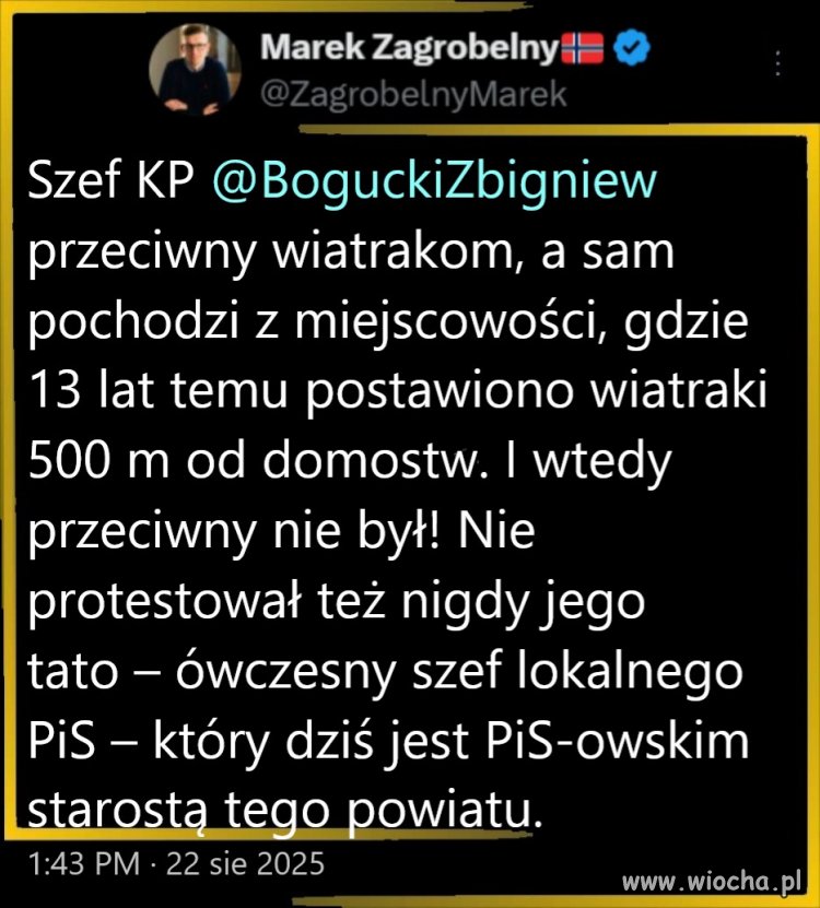W ogole by nie protestowali gdyby ktos chcial stawiac wiatraki na ICH dzialkach