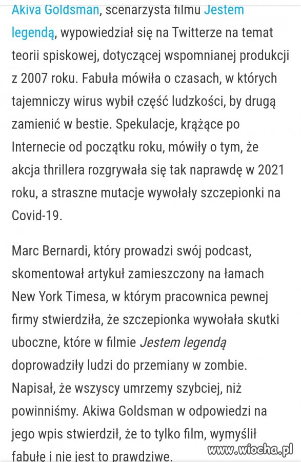 Antyszczepionkowcy W Akcji Wiocha Pl Absurd