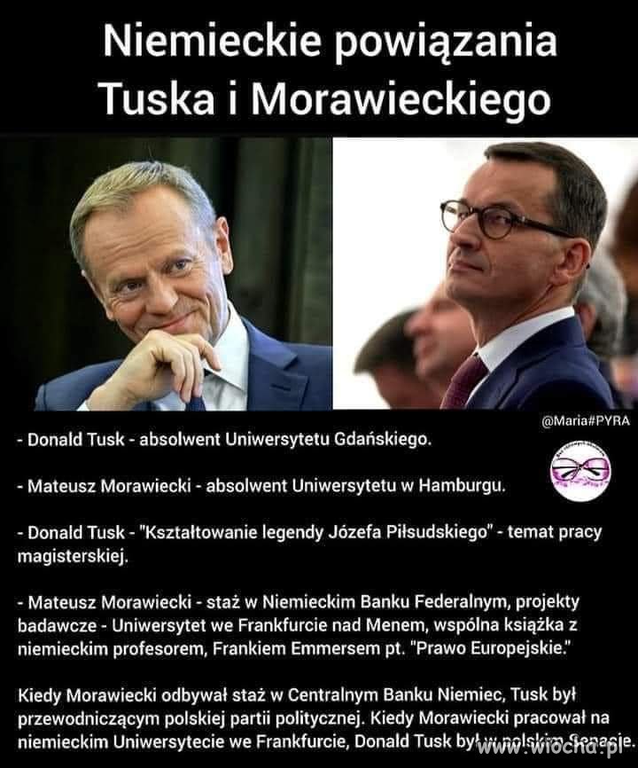 Niemieckie Powiązania Tuska I Morawieckiego. - Wiocha.pl Absurd 1767952