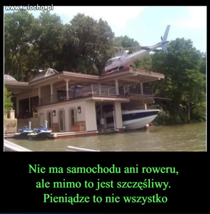 Mowia ze pieniadze nie daja szczescia...