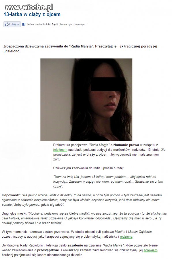 Mam 13 Lat I Jestem W Ciąży Z Nauczycielem Zapytaj 13-latka w ciąży z ojcem - wiocha.pl absurd 799091