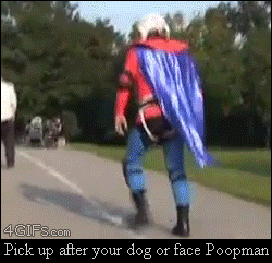 Poopman - nowy superhero!